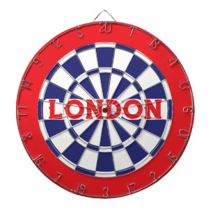 Diana LONDRES Blanco, Azul Marino Y Rojo (texto editable
