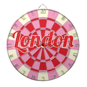 Diana Londres texto editable Diseño Vintage Rosa y Rojo