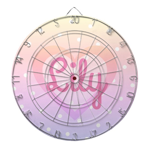 Diana Lunar adaptable del corazón rosado bonito (Frente)