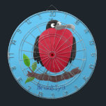 Diana Magnífico personalizado de pájaro fragata<br><div class="desc">¡Nuestro magnífico y divertido ave frigata infla su brillante garganta roja para llamar la atención! Dibujado en un divertido estilo personalizado para el humor de los pájaros marinos.</div>