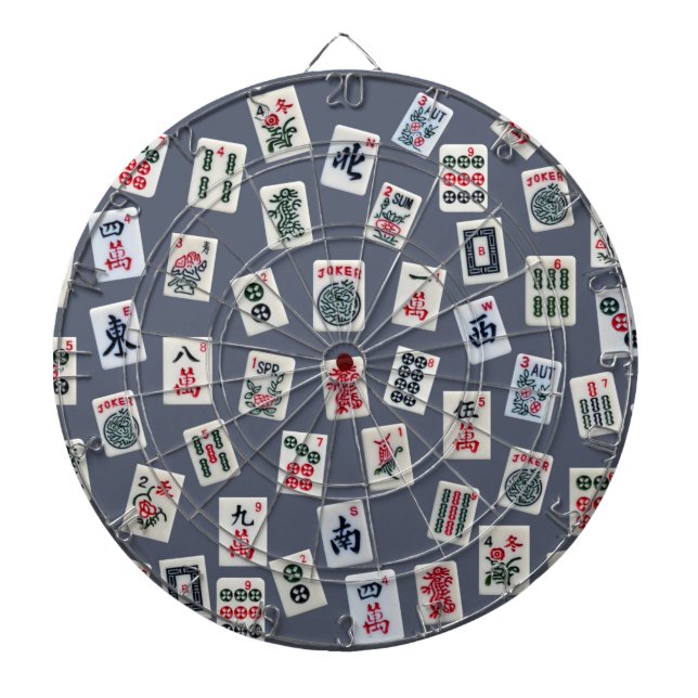 Diana MahJongg tiles design on dark blue (Frente)