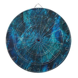 Diana Manitas de pintura de la galaxia turquesa