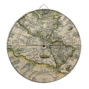 Diana Mapa Antiguo, 1596, America Sive Novus Orbis