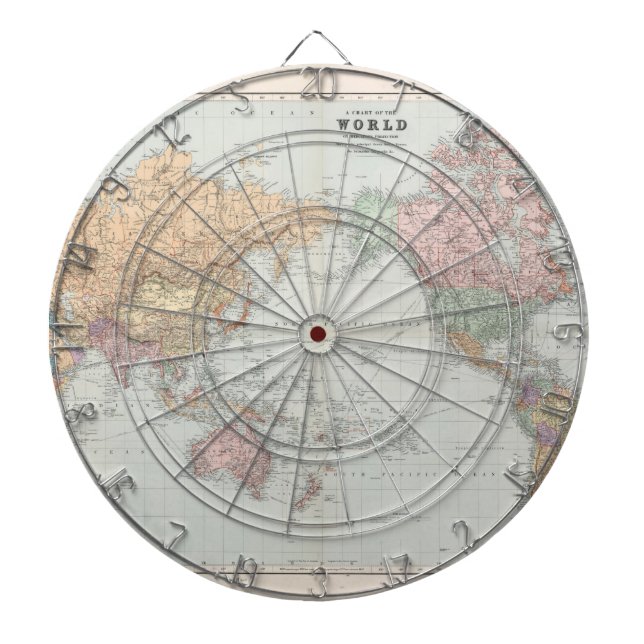 Diana Mapa antiguo del mundo (Frente)