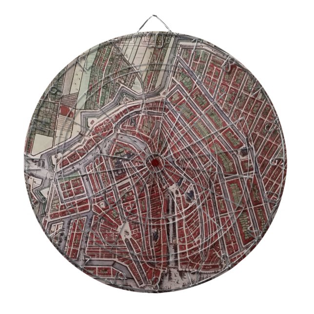 Diana Mapa de la ciudad de Réplica de Amsterdam 1652 (Frente)
