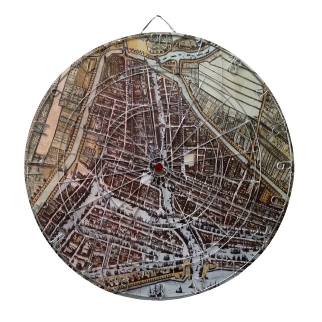 Diana Mapa de la ciudad de Réplica de Rotterdam 1652 (Frente)