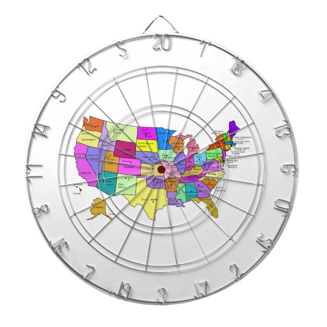 Diana Mapa de los Estados Unidos (Frente)