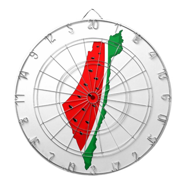 Diana Mapa de Palestina sandía símbolo de la libertad (Frente)