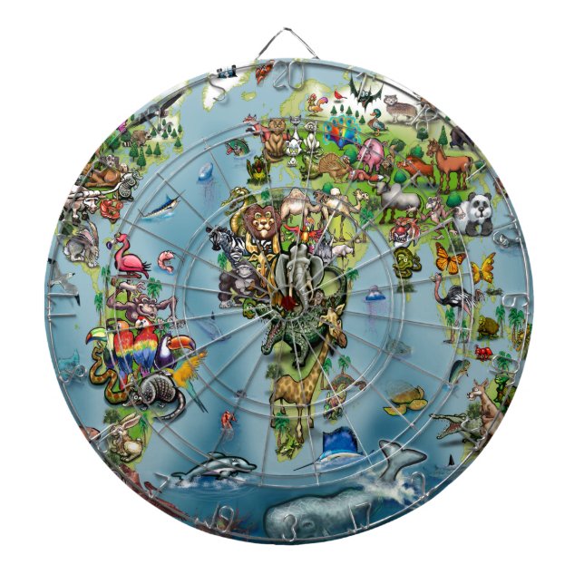 Diana Mapa mundial de animales (Frente)