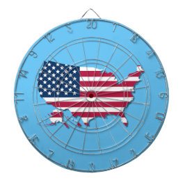 Diana Mapa y bandera de los Estados Unidos blanco y azul