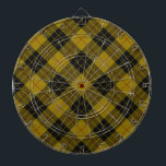 Diana Maquillaje tartán amarillo chapa<br><div class="desc">MacLeod clan tartan amarillo chapa negra</div>