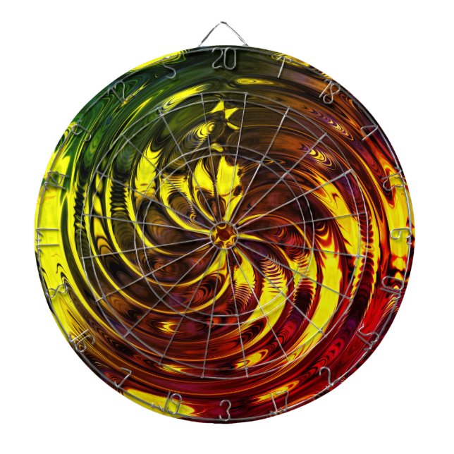 Diana Marble fractal 6A Placas Dart (Frente)