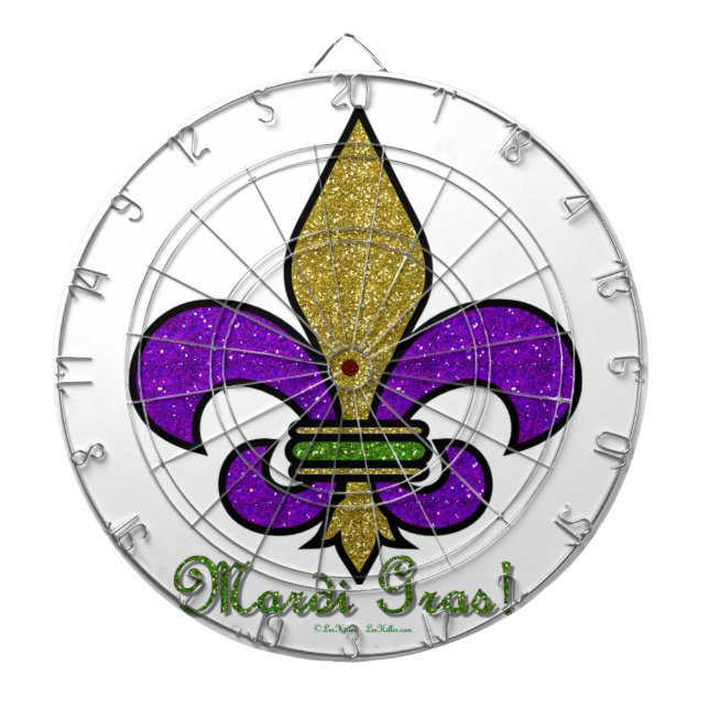 Diana Mardi Gras Fleur De Lis (Frente)