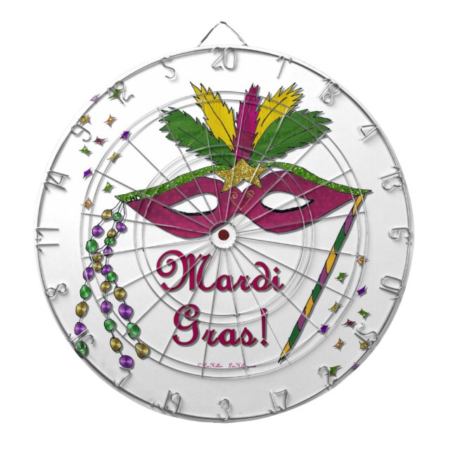 Diana Mardi Gras Mask Feather Beather (Frente)
