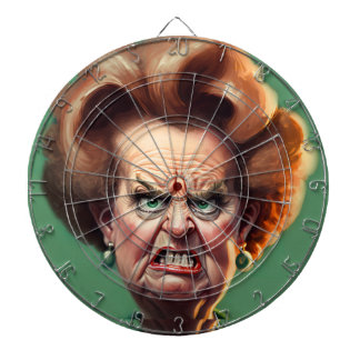 Diana Margaret Thatcher Dartboard