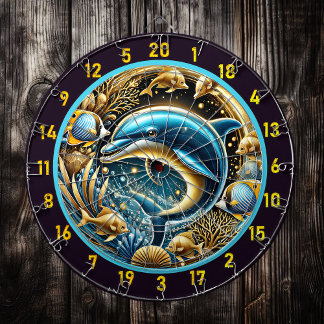 Diana Marine Grace Dolphin Dartboard Art