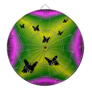 Diana Mariposa en el arcoiris verde púrpura