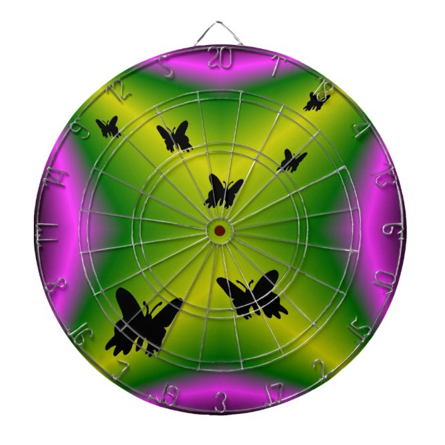 Diana Mariposa en el arcoiris verde púrpura (Frente)