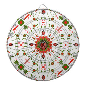Diana Mariquita de Navidad Rojo Blanco Verde