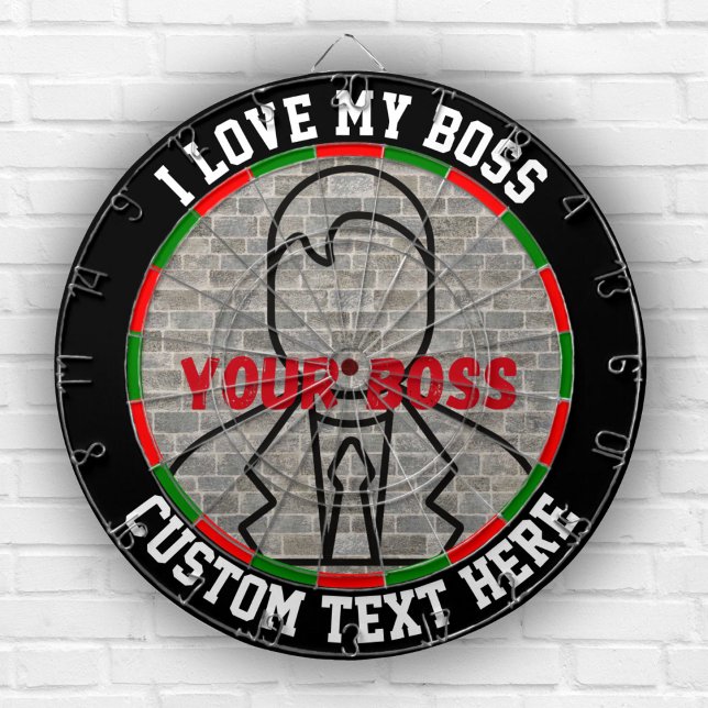 Diana Me encanta mi jefe dartboard diversión juego alivi (Subido por el creador)