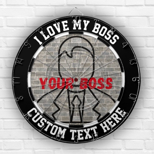 Diana Me encanta mi jefe dartboard diversión juego alivi (Subido por el creador)