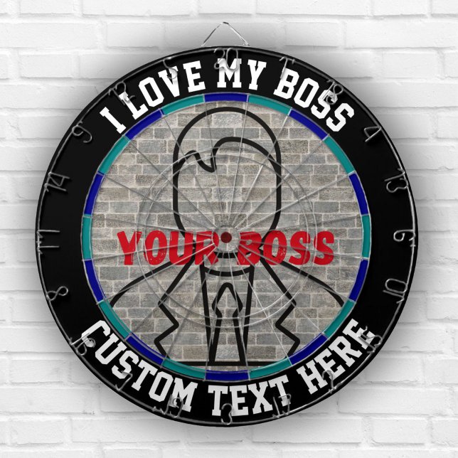 Diana Me encanta mi jefe dartboard diversión juego alivi (Subido por el creador)