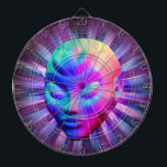 Diana Meditación psicodélica de Alien<br><div class="desc">Retrato extraño,  místico y psicodélico de extranjeros en Cosmos. Parece estar en comunicación telepática con otros mundos. Arte digital 3D bajo derechos exclusivos de BluedarkArt.</div>