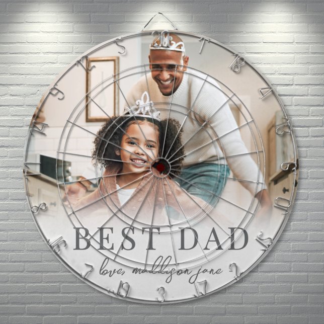 Diana Mejor Padre Foto (Best Dad Photo Father Dart Board)