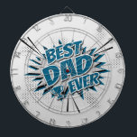 Diana Mejor Papá Nunca<br><div class="desc">Mejor ilustracion de estilo cómico de Dad Ever con diseño de texto,  forma de premio y decoración de estrellas en medio tono. Es posible cambiar el color de fondo y añadir uno diferente al diseño con su elección.</div>