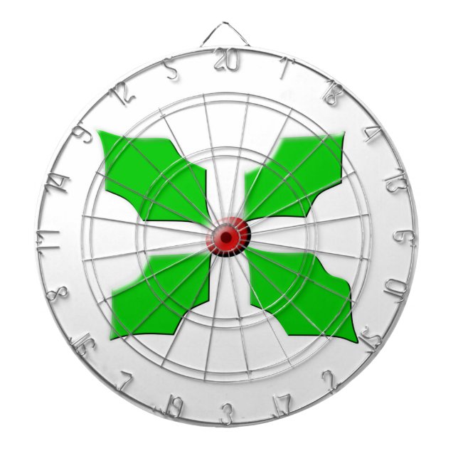 Diana Merry Christmas Holly Dart Board (Frente)