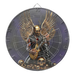 Diana Metal- Rockgitarrist Hell 666 Dartboard