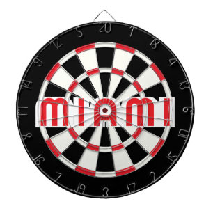 Diana MIAMI Simple Moderno Negro Blanco Rojo