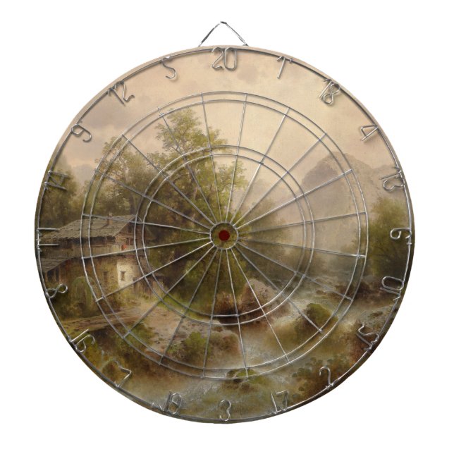 Diana Mill en una corriente de montaña (por Albert Riege (Frente)