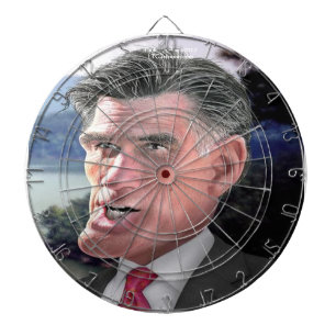 Diana Mitt Romney Funny Dartboard de Rick London