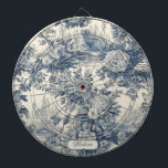 Diana Moda floral vintage Blue toile de jouy monograma<br><div class="desc">Elegante tablero de adorno con mosaico azul de jouy. Hermoso patrón inmaculado de tela de jouy Azul sobre fondo blanco.Las impresiones de tela son una rabia de todos los tiempos en este momento, esta es una elegante y ornamentada tela vintage de jouy con un patrón de damasco exótico, un estilo...</div>