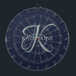 Diana Moderna y elegante escritura monográfica marina az<br><div class="desc">El elegante diseño presenta su inicial en un precioso guión de caligrafía con florecientes que envuelven su nombre familiar. Hace un gran regalo para la abuela, un cumpleaños, para el Día de la Madre, o cualquier otro feriado familiar.</div>