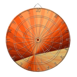 Diana Moderno Gráfico Fractal Abstracto Naranja Vainilla
