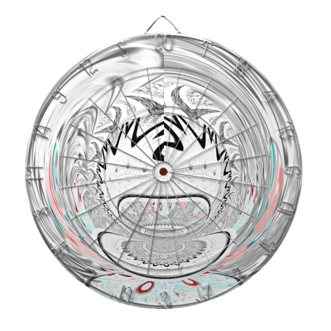 Diana Moderno Urban Ash Gray Flora Abstract Pattern Art (Frente)