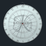 Diana Moderno y elegante guión de monograma Aqua Blue<br><div class="desc">El elegante diseño presenta su inicial en un precioso guión de caligrafía con florecientes que envuelven su nombre familiar. Hace un gran regalo para la abuela,  un cumpleaños,  para el Día de la Madre,  o cualquier otro feriado familiar.</div>