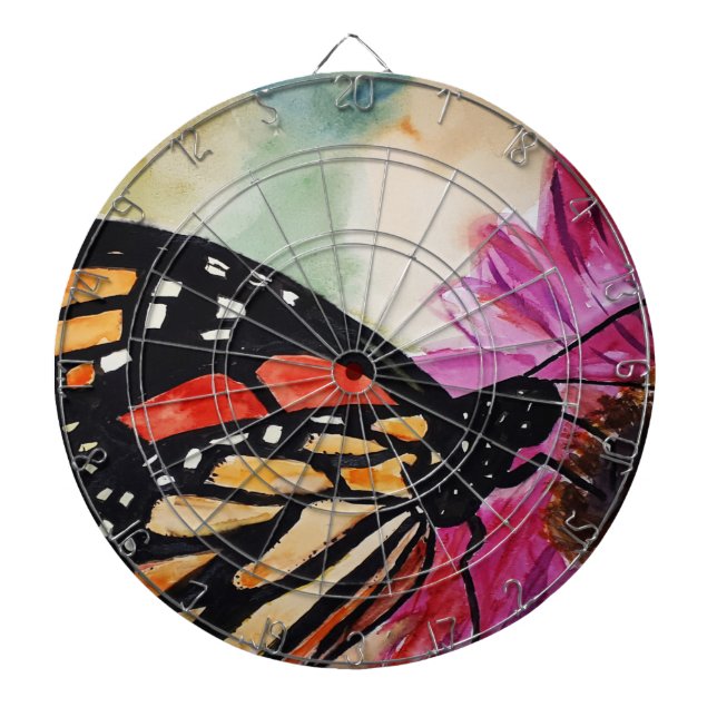 Diana Monarch Butterfly Dartboard (Frente)