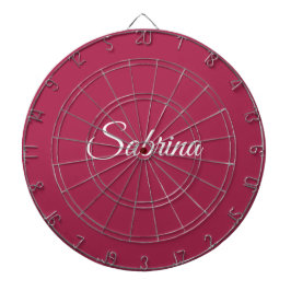 Diana Monograma minimalista rosa cereza