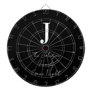 Diana Monograma Noche de juego para familias blancas y n