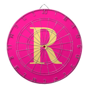 Diana Monograma simple moderno rosa caliente