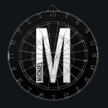 Diana Monograma y nombre en negrita personalizados moder<br><div class="desc">Diseño moderno Monograma con letra monograma personalizada "M" y nombre en negrita sans serif moderno estilo fuente.

Perfecto regalo para él,  regalo del padre y más.</div>