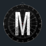 Diana Monograma y nombre en negrita personalizados moder<br><div class="desc">Diseño moderno Monograma con letra monograma personalizada "M" y nombre en negrita sans serif moderno estilo fuente.

Perfecto regalo para él,  regalo del padre y más.</div>