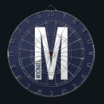 Diana Monograma y nombre negrita personalizado moderno<br><div class="desc">Diseño de Monograma Moderno con letra monográfica personalizada "M" y nombre en negrita moderna sans serif estilo tipo de letra. Un regalo perfecto para él,  un regalo del día del padre y más.</div>