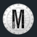 Diana Monograma y nombre negrita personalizado moderno<br><div class="desc">Diseño de Monograma Moderno con letra monográfica personalizada "M" y nombre en negrita moderna sans serif estilo tipo de letra. Un regalo perfecto para él, un regalo del día del padre y más.</div>