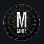 Diana Monograma y nombre personalizados modernos<br><div class="desc">Moderno diseño monograma negro y blanco negrita con monograma personalizado y nombre en negrita moderno estilo de letra sans serif. Regalo único para papá, esposo, abuelos y más. También perfecto como accesorios modernos de loft/decoración minimalista para el hogar, regalo de cumpleaños, regalo de vacaciones, regalo para reuniones familiares, regalo para...</div>