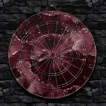 Diana Moody Agate | Wine Bordeaux Sangria Merlot Maroon<br><div class="desc">Las acuarelas de la década de 1990 inspiradas en el color gris oscuro y sofisticado marcan la piedra de agate en un tono de joya hondo con Relieve metalizado metálico falso y venas purpurinas en un rico y dramático giro de fluidos abstractos y venas purpurinas. De la colección "Hasta la...</div>
