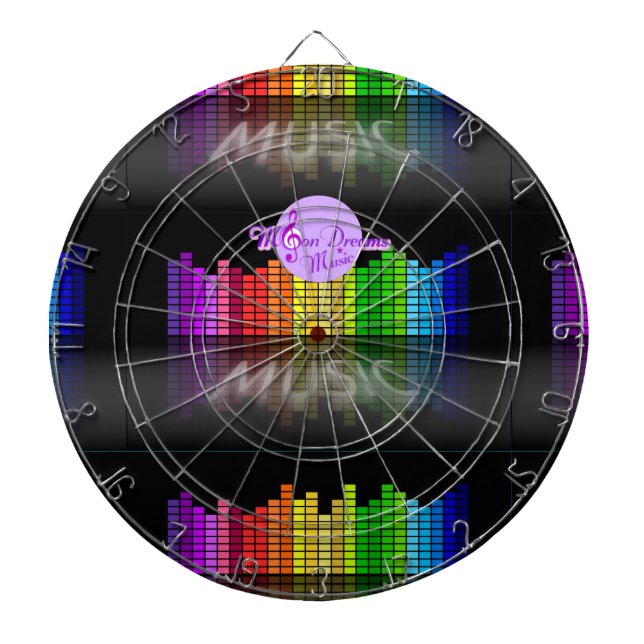 Diana MoonDreams Music Equalizer Metalizado Cage Dartboa (Frente)